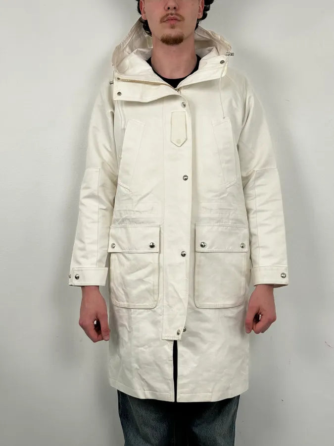 SS2016 Givenchy Sample White Multi-Pocket Parka Coat by Riccardo Tisci qAjalMH 1