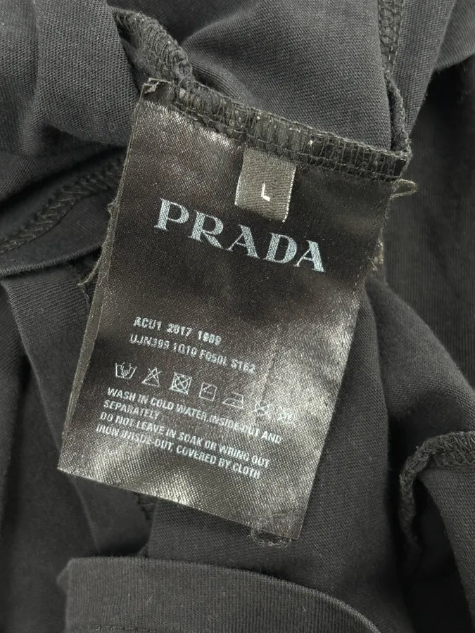 SS2018 Prada Black James Jean Laser Monkey Graphic T-Shirt  jvlABTn 9