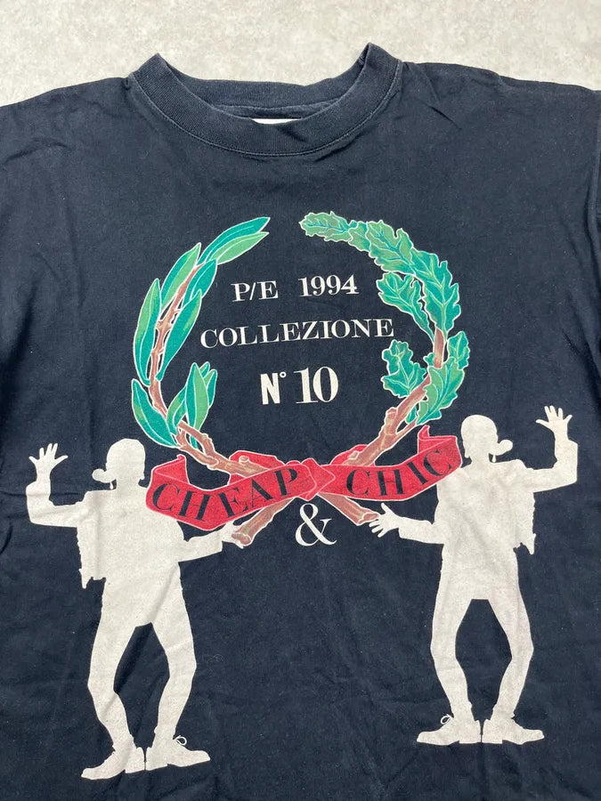 SS1994 Moschino Couture Black T-shirt iOnFgCy 1