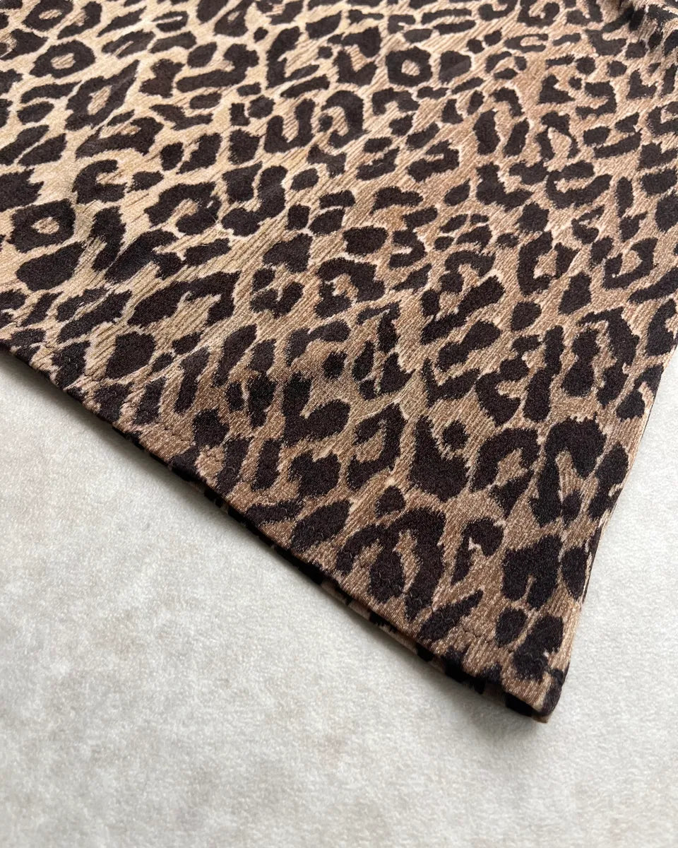 SS1996 Dolce & Gabbana Brown Leopard Print T-Shirt YiLOAmX 5