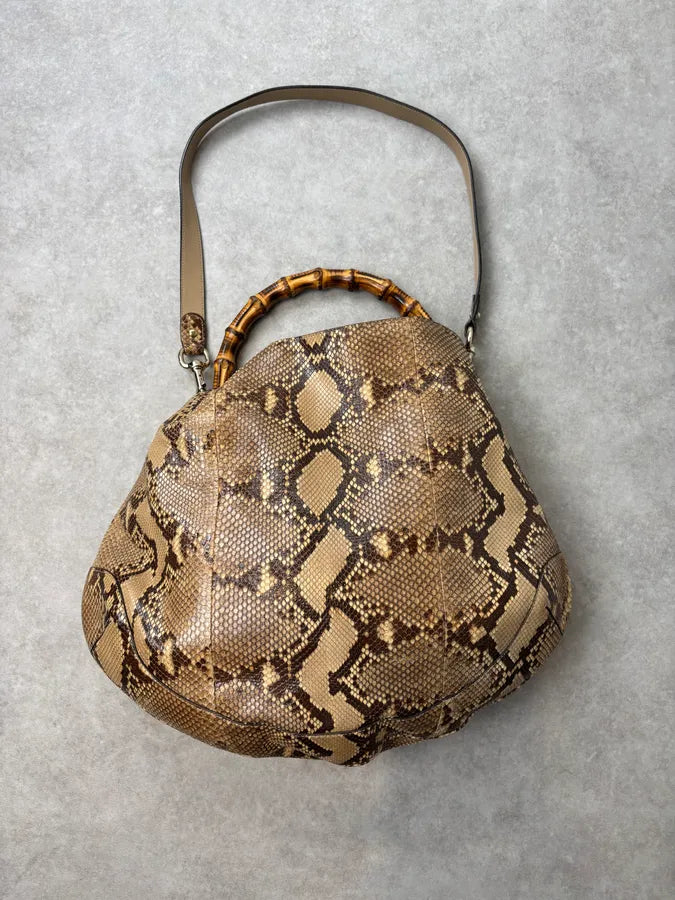 SS1996 Gucci Python Peggy Hobo Bamboo Bag by Tom Ford RPHOSAE 10