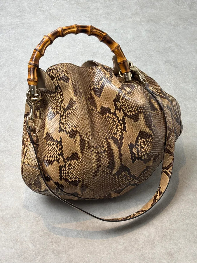 SS1996 Gucci Python Peggy Hobo Bamboo Bag by Tom Ford RPHOSAE 2