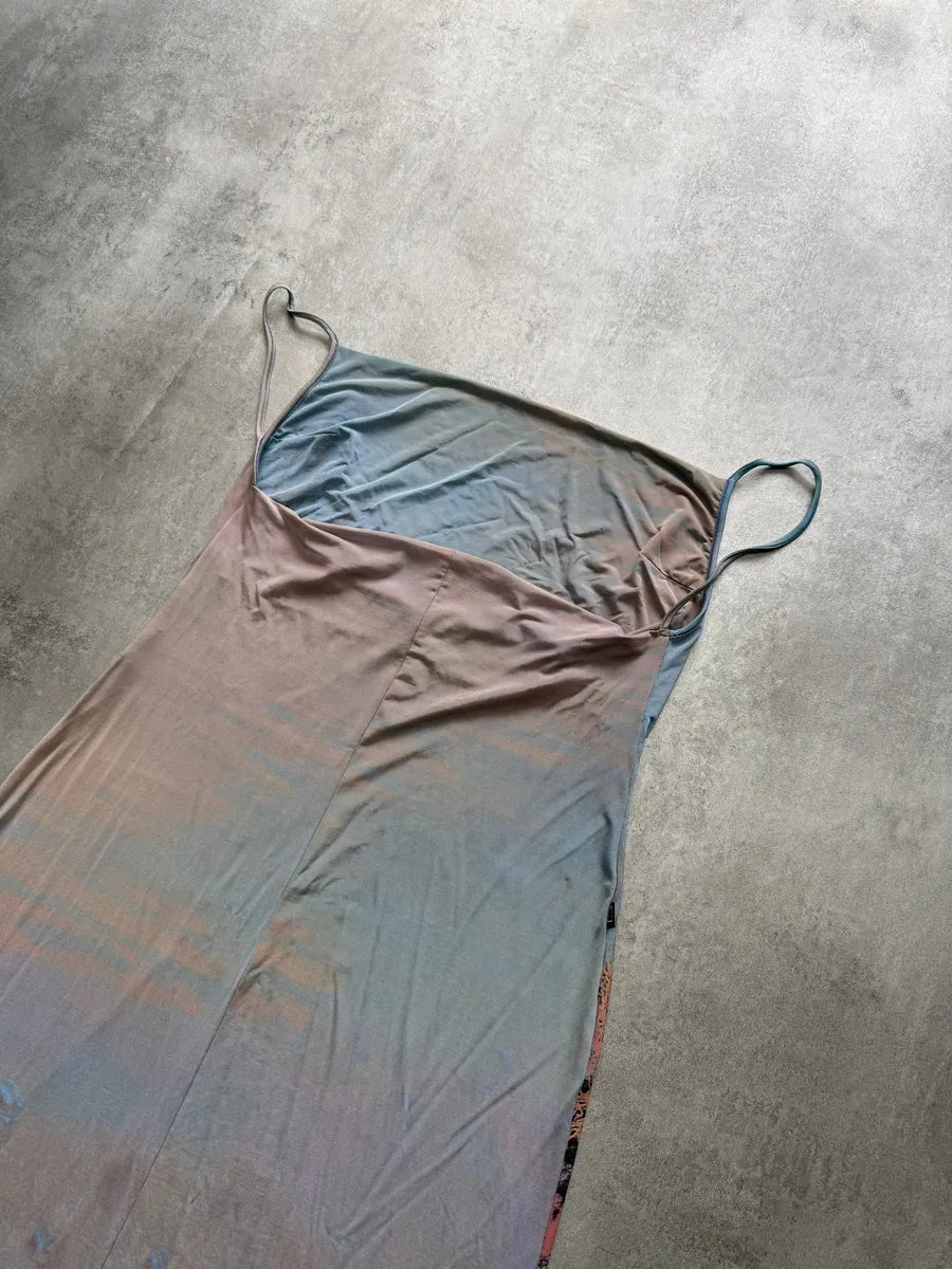 SS1998 Cavalli Renaissance Ocean Coral Dress LBjUfNF 6