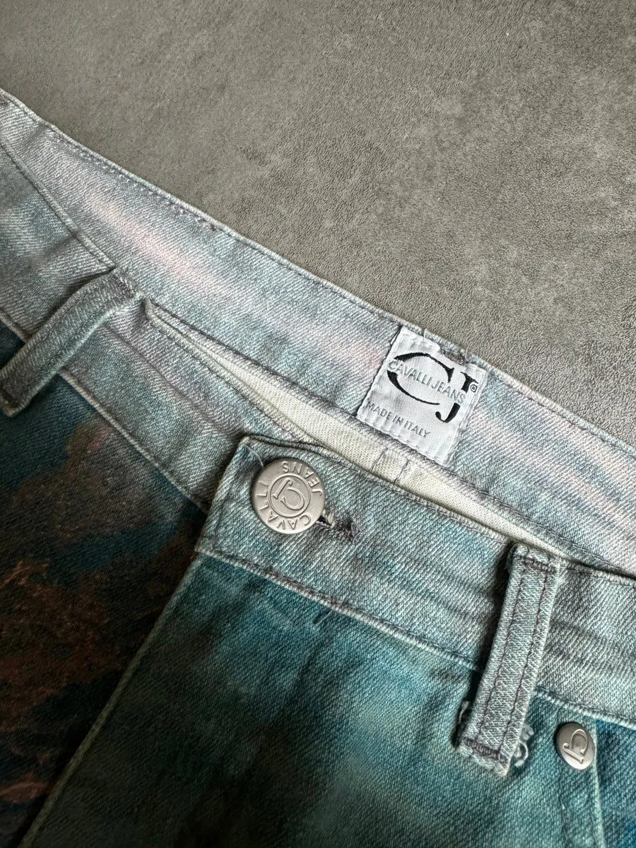 SS1998 Cavalli Renaissance Ocean Coral Pants hqugxSq 6