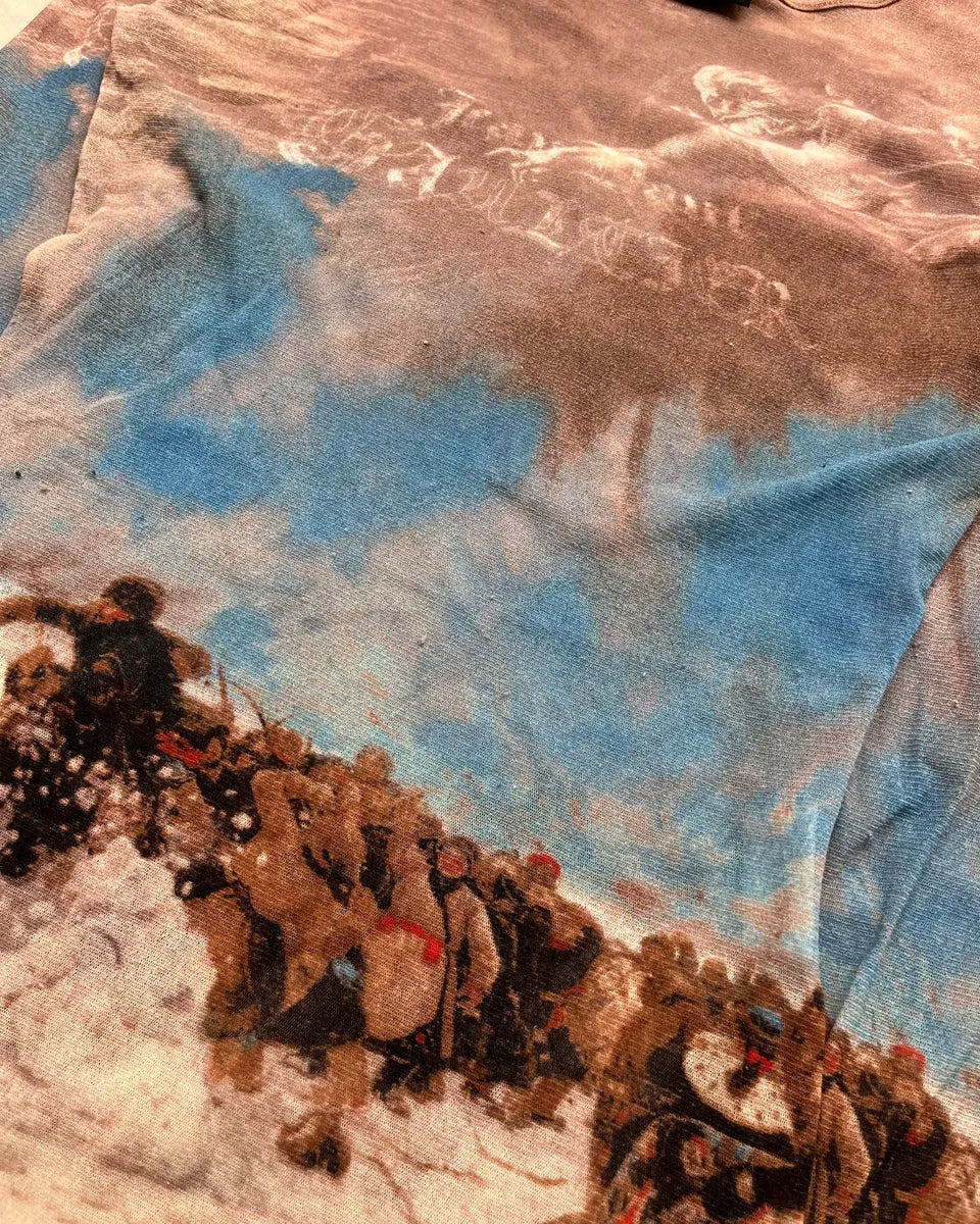 SS1998 Jean Paul Gaultier Landscape Brown Mesh Longsleeve eSmzGzG 6