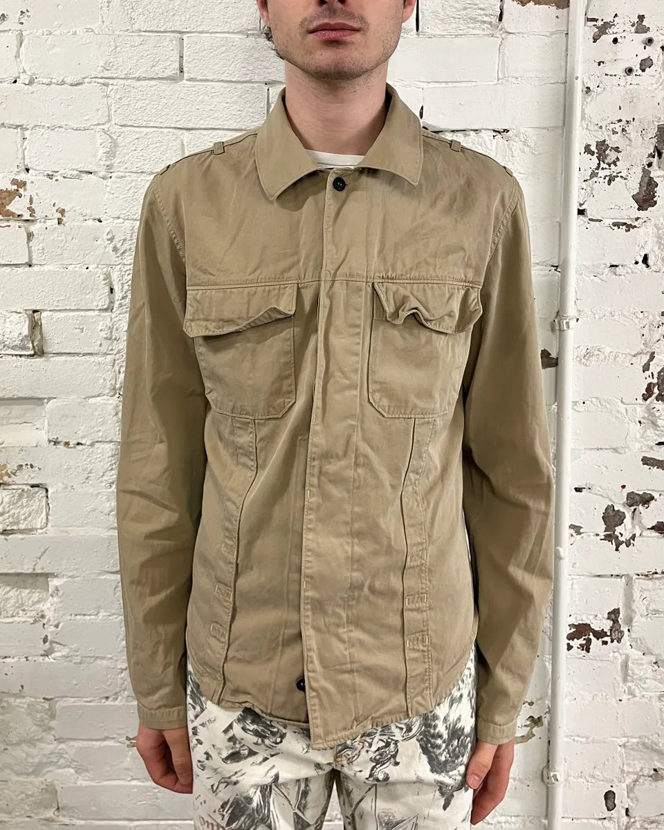 SS1999 Gucci Beige Cargo Shirt by Tom Ford wUZXriH 2
