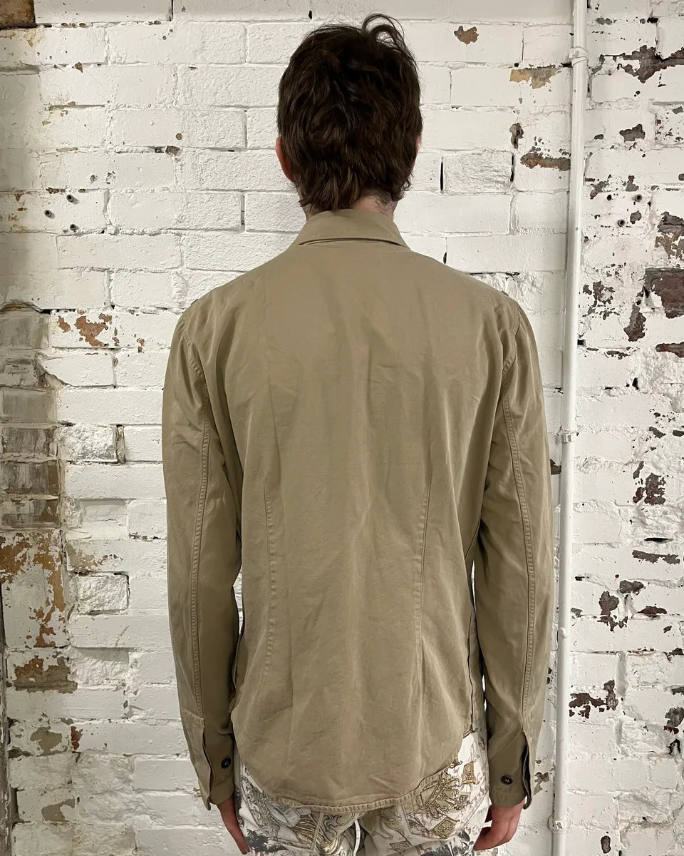 SS1999 Gucci Beige Cargo Shirt by Tom Ford wUZXriH 3