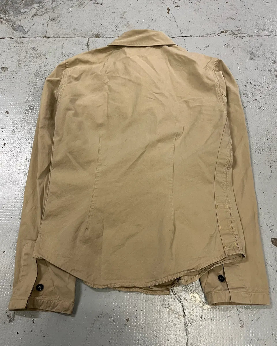 SS1999 Gucci Beige Cargo Shirt by Tom Ford wUZXriH 7