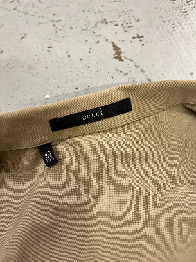 SS1999 Gucci Beige Cargo Shirt by Tom Ford wUZXriH 9