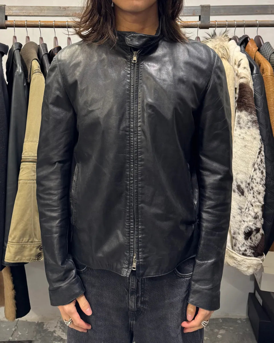 SS1999 Gucci Biker Black Leather Jacket (M/L) 8
