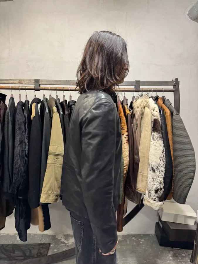 SS1999 Gucci Biker Black Leather Jacket (M/L) 9