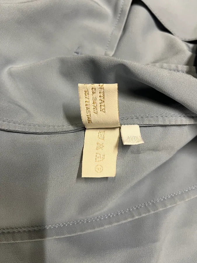 SS1999 Prada Baby Blue Buttoned Pure Jacket (M) WwOHFOe 8