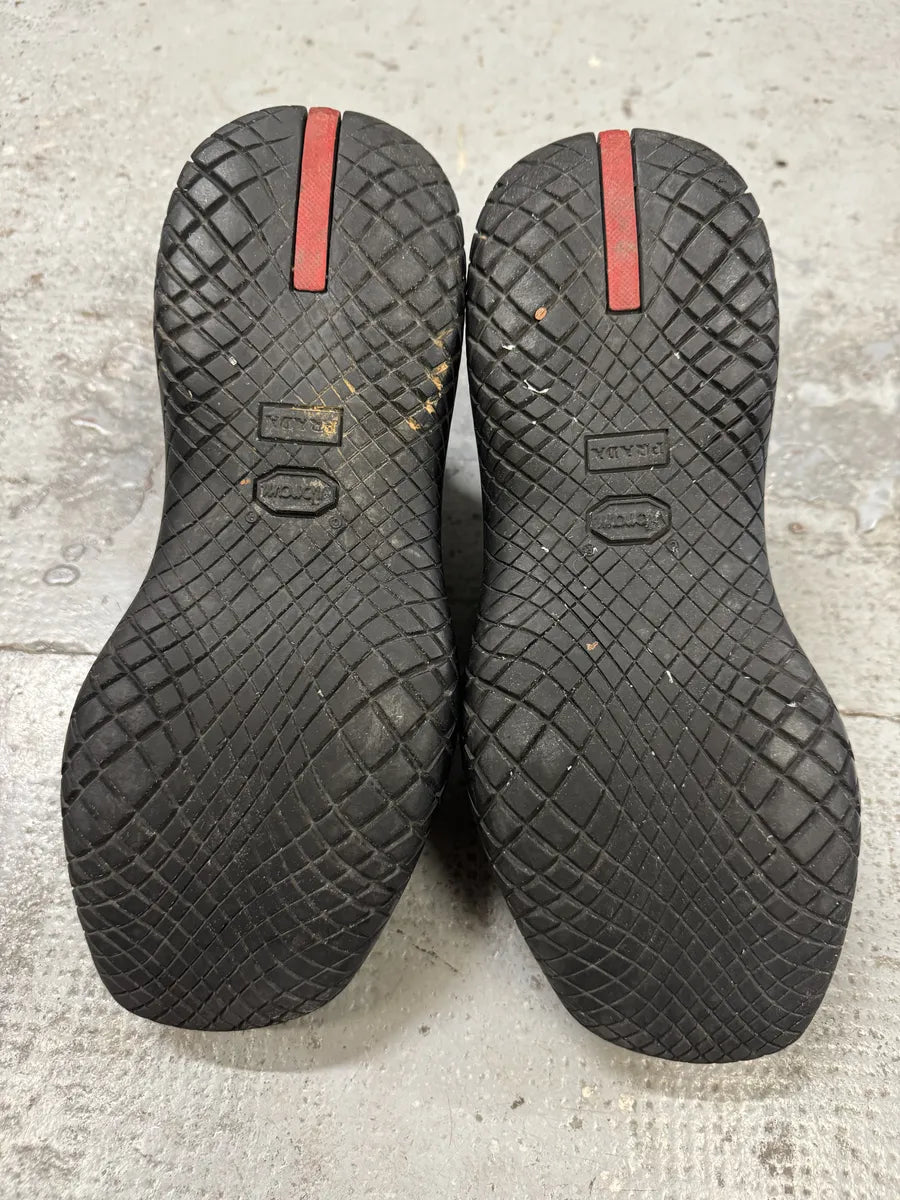 SS1999 Prada Black Vibram Leather Boots cudhSbh 8