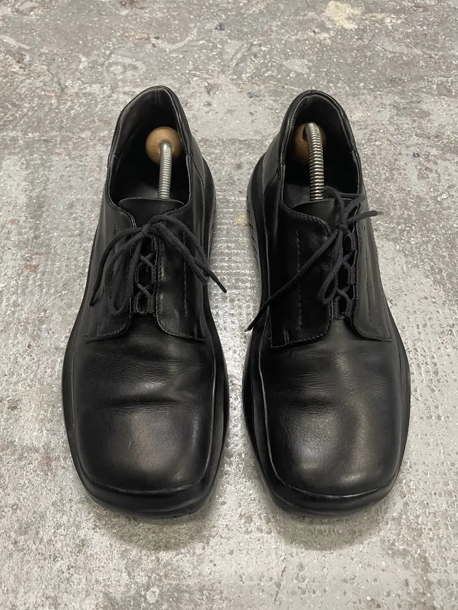 SS1999 Prada Black Vibram Leather Low Boots (41eu/us8) 7