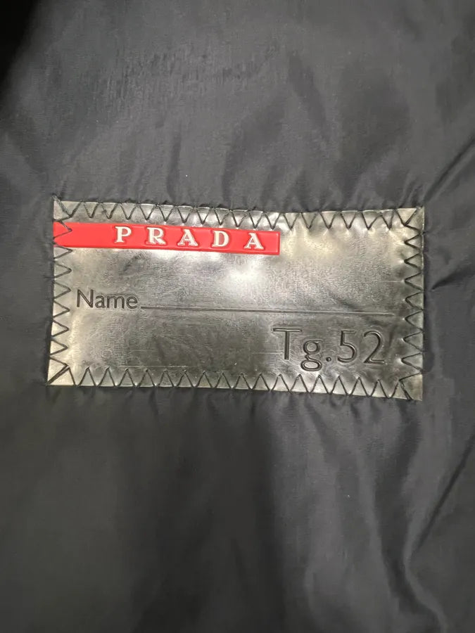 SS1999 Prada Multi Zips Ninja Hooded Olive Nylon Vest (L) 5