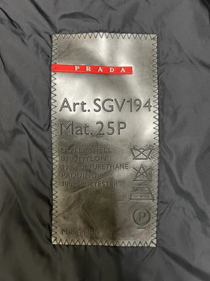 SS1999 Prada Multi Zips Ninja Hooded Olive Nylon Vest (L) 6