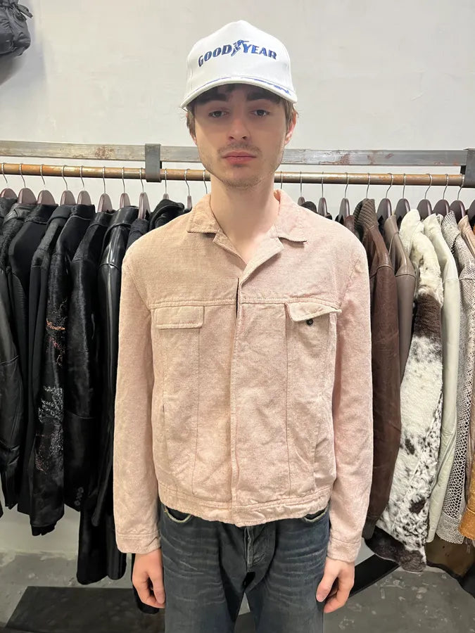 SS1999 Prada Pink Linen Jacket (S/M) akdWWQS 1