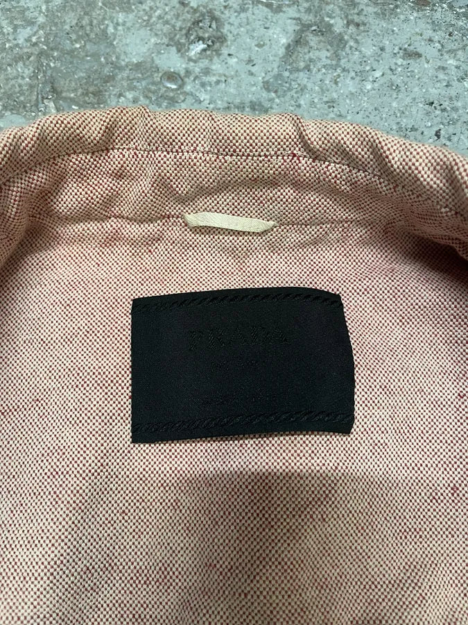 SS1999 Prada Pink Linen Jacket (S/M) akdWWQS 9