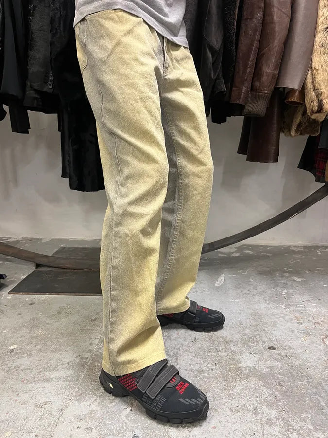 SS1999 Roberto Cavalli Faded Gold Glamour Pants (M/L) zKpRbaO 2