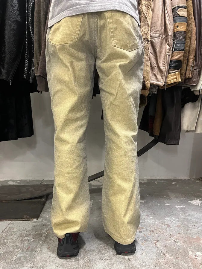 SS1999 Roberto Cavalli Faded Gold Glamour Pants (M/L) zKpRbaO 3