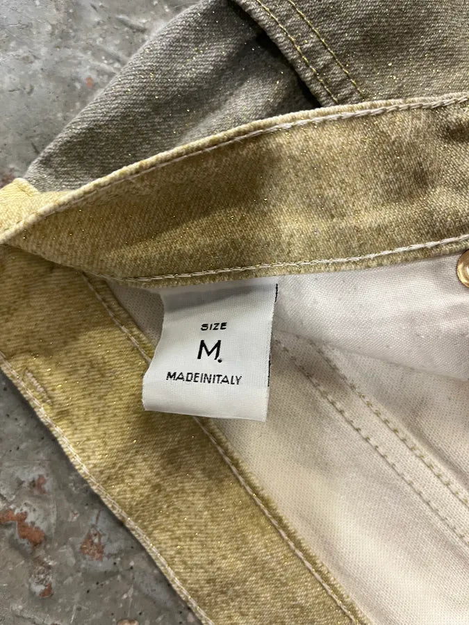 SS1999 Roberto Cavalli Faded Gold Glamour Pants (M/L) zKpRbaO 8