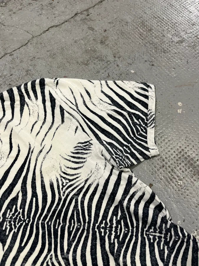 SS1999 Roberto Cavalli Zebra White T-Shirt ztVSSgH 4