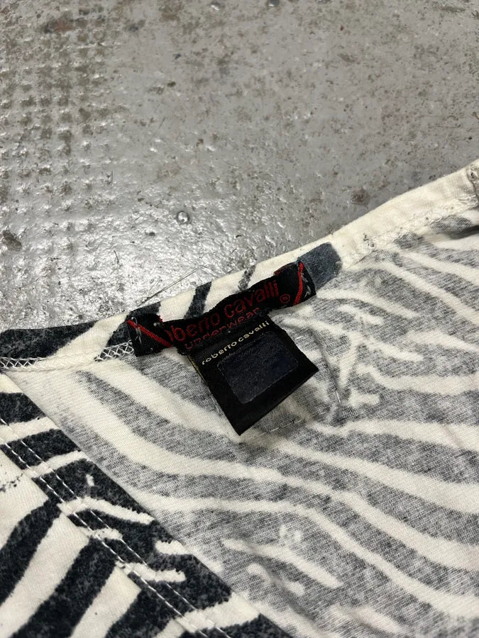 SS1999 Roberto Cavalli Zebra White T-Shirt ztVSSgH 7