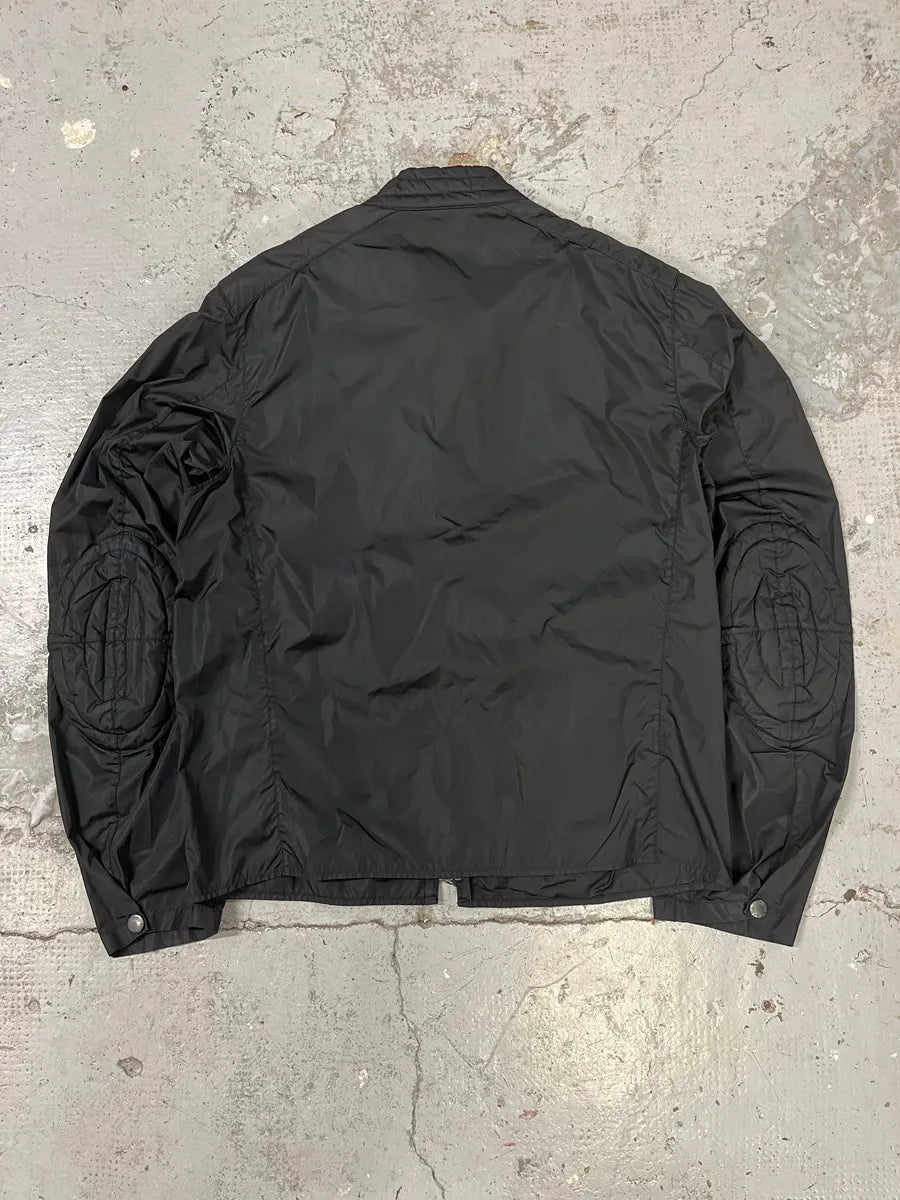 SS2000 Prada Biker Black Nylon Padded Jacket pjuieTG 5