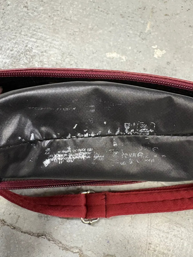 SS2000 Prada Burgundy Ostrich Leather Handle Bag pInxGea 7