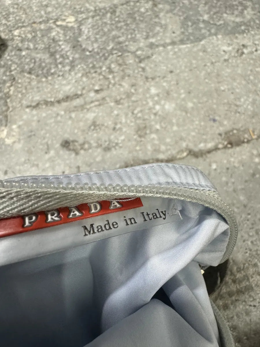 SS2000 Prada Nylon Linea Rossa Tactical Blue Bag iwFZHrW 3