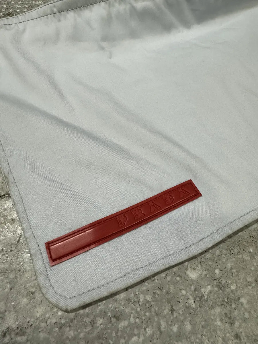 SS2000 Prada Nylon Linea Rossa Tactical Blue Bag iwFZHrW 4