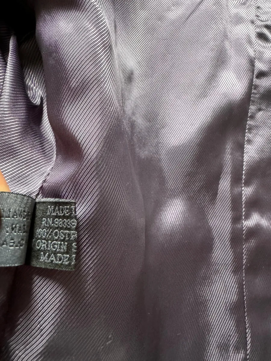 SS2000 Prada Purple Ostrich Leather Jacket xGVxCUU 8