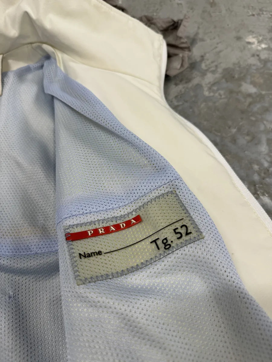 SS2000 Prada White Sport Convertible Jacket/Bag FDMRtCx 11