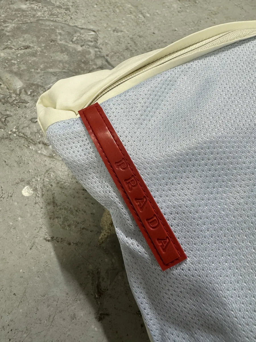 SS2000 Prada White Sport Convertible Jacket/Bag FDMRtCx 12