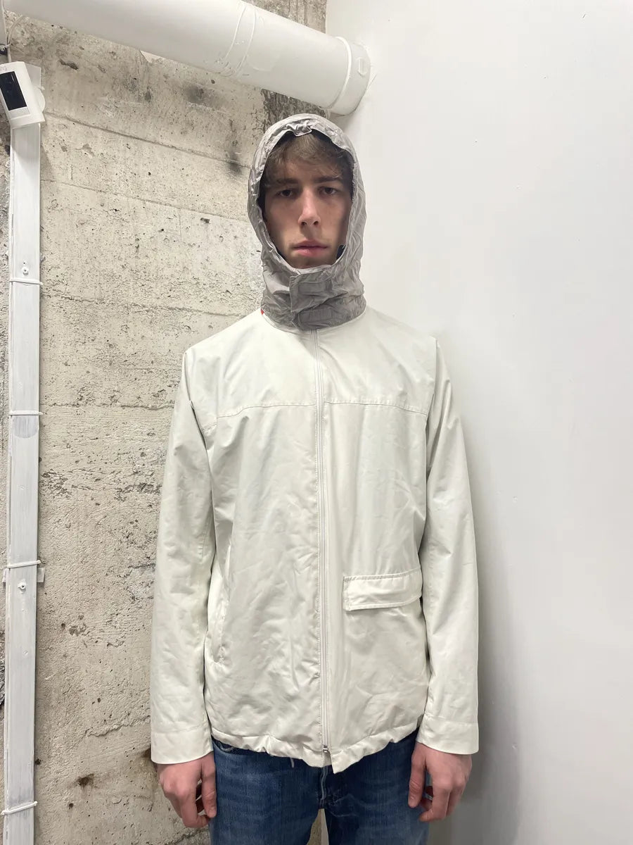 SS2000 Prada White Sport Convertible Jacket/Bag FDMRtCx 3