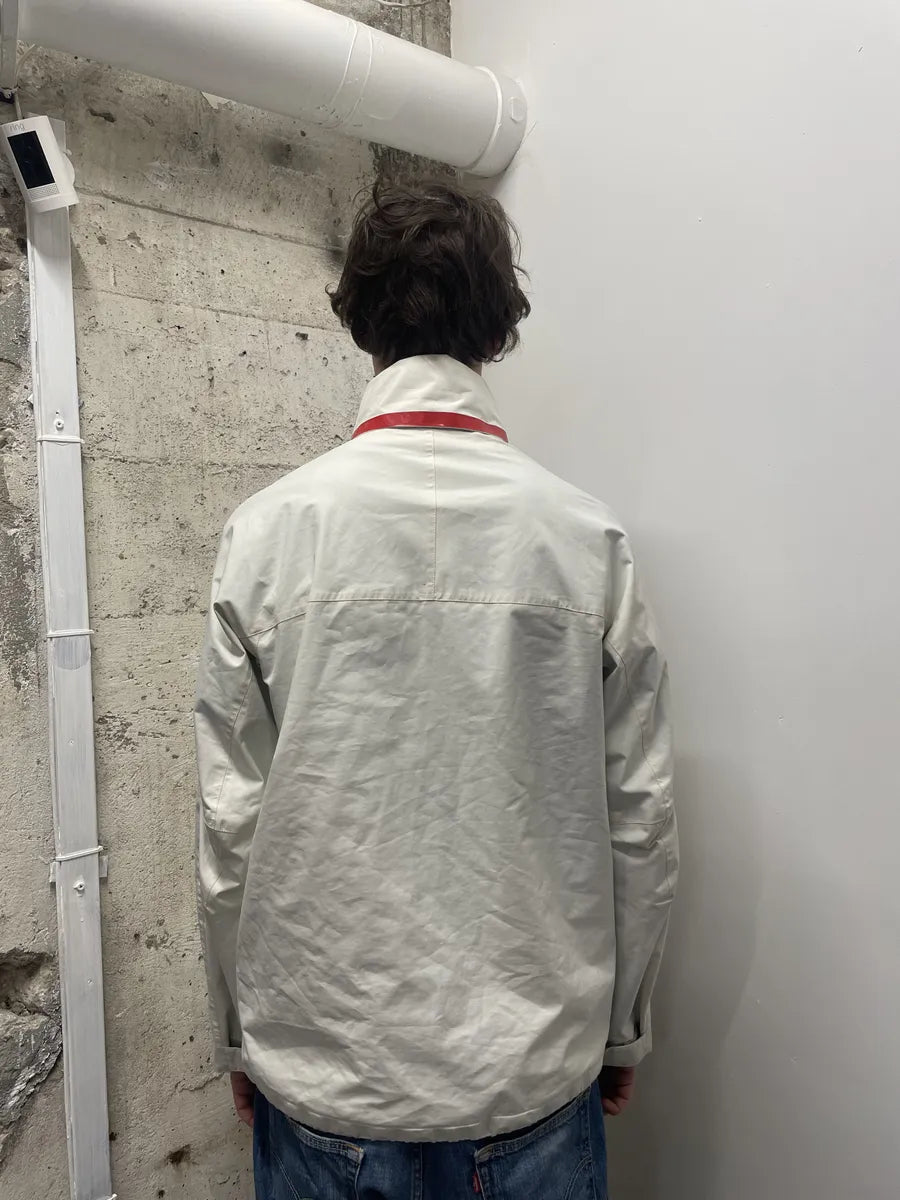SS2000 Prada White Sport Convertible Jacket/Bag FDMRtCx 4