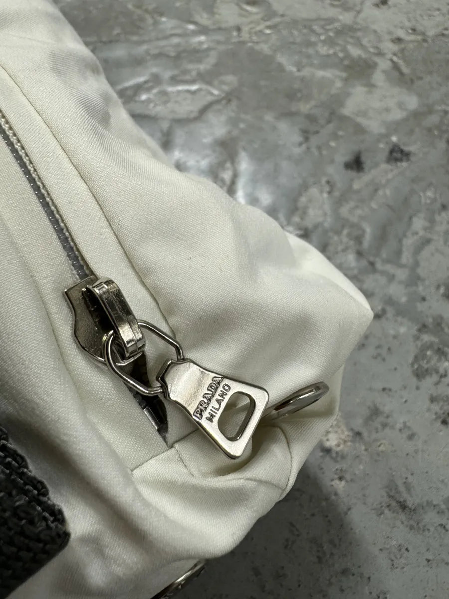 SS2000 Prada White Sport Convertible Jacket/Bag FDMRtCx 9