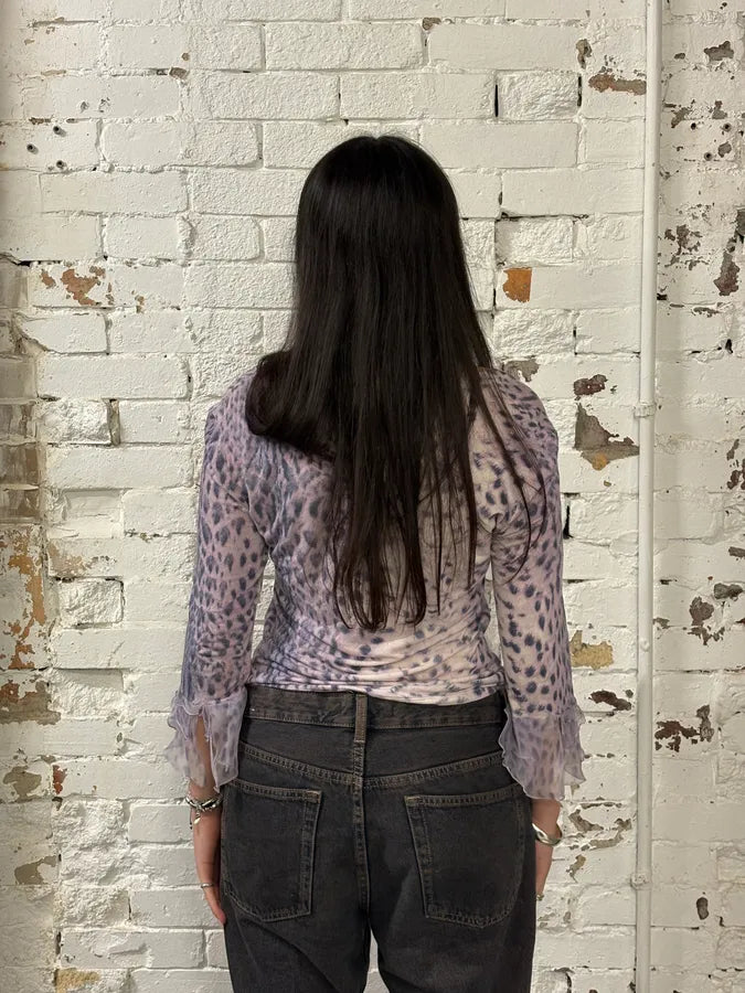 SS2000 Roberto Cavalli Pink Leopard Top IPrjMNz 2