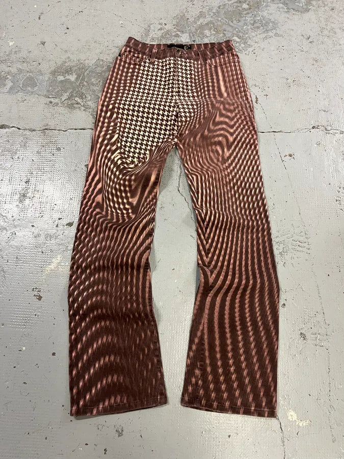 SS2001 Cavalli Psychedelic Hallucination Purple Pants sNaDoUN 0