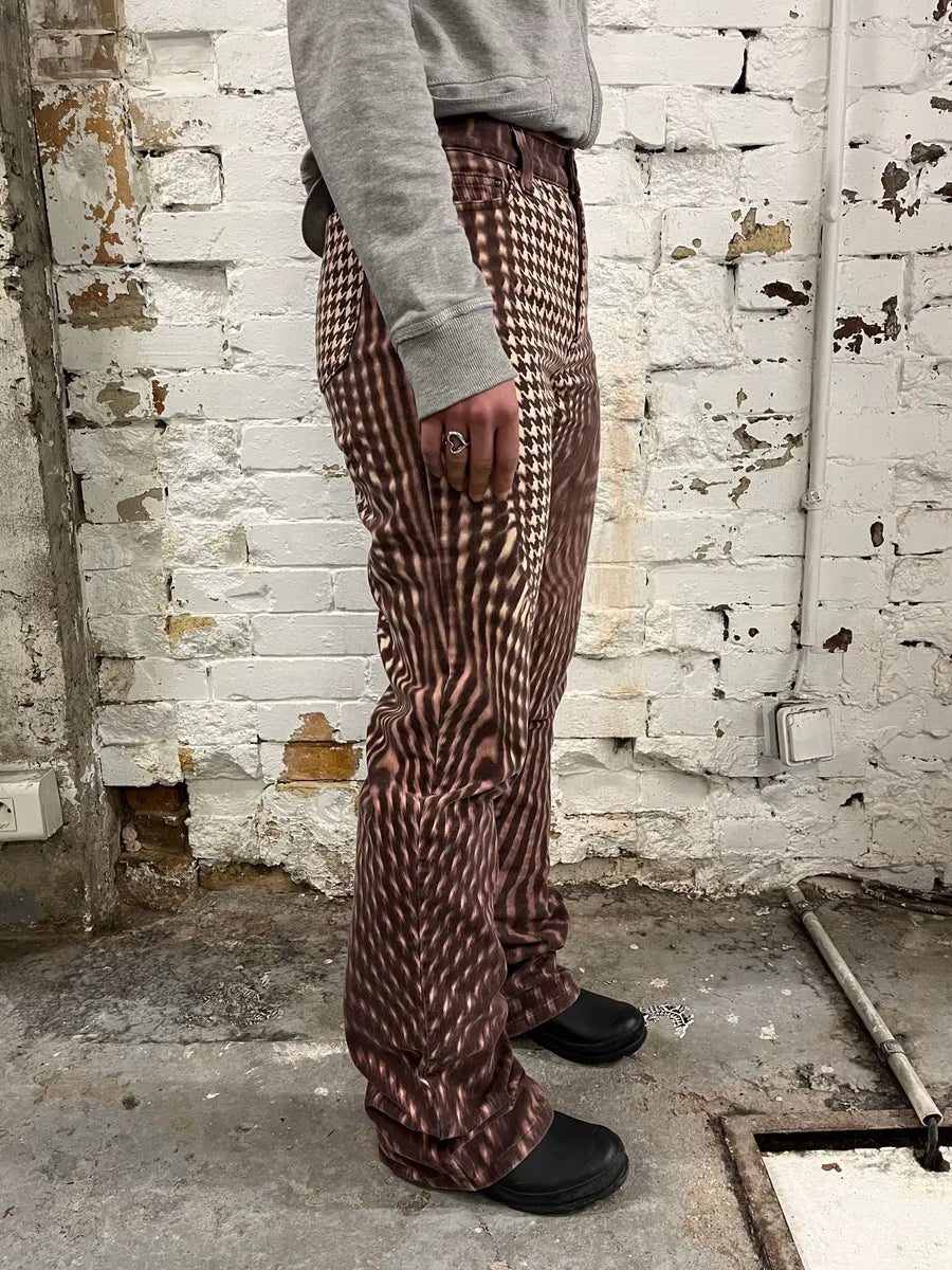 SS2001 Cavalli Psychedelic Hallucination Purple Pants sNaDoUN 2