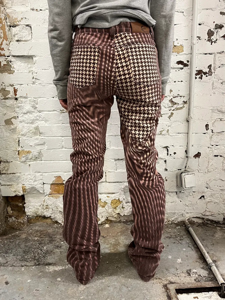 SS2001 Cavalli Psychedelic Hallucination Purple Pants sNaDoUN 3