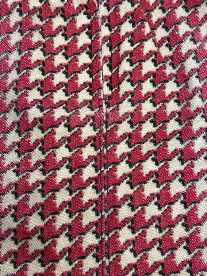 SS2001 Cavalli Psychedelic Red White Skirt ukgFUZT 8