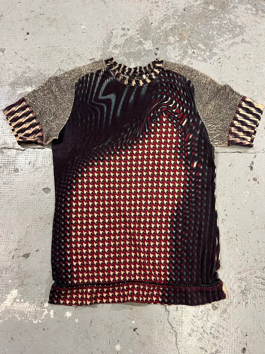 SS2001 Cavalli Psycho Pixel Devil Vision T-Shirt (M) yFYfxan 0