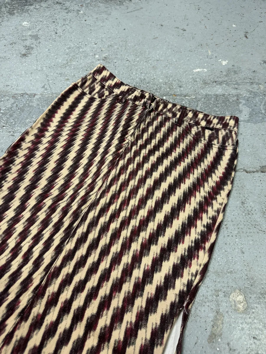 SS2001 Cavalli Psycho Pixel Lava Vision Skirt WRAwGrL 6