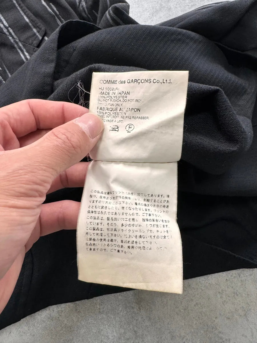 SS2001 Comme Des Garçons Homme Stripes Printed Suit Jacket (M) 6