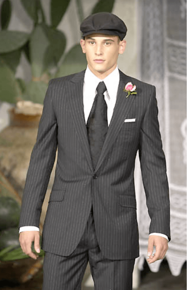 SS2001 Dolce & Gabbana Black Wool Leopard Lining Coppola Hat jgKNLBQ 1