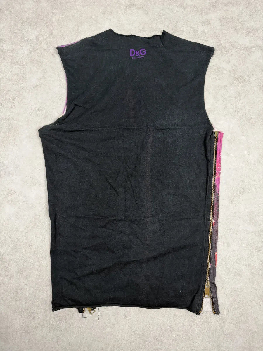 SS2001 Dolce & Gabbana Purple City Light Tank Top bMKYovz 4