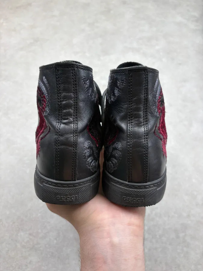 SS2001 Gucci Dragon Black High Sneakers by Tom Ford qiCYEWM 6