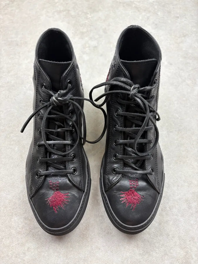 SS2001 Gucci Dragon Black High Sneakers by Tom Ford qiCYEWM 1