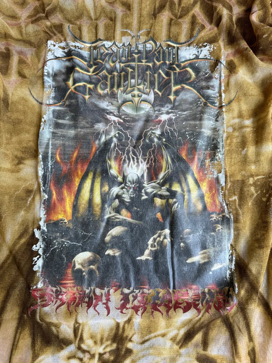 SS2001 Jean Paul Gaultier Double Satan Mesh Top EGtwIHv 11